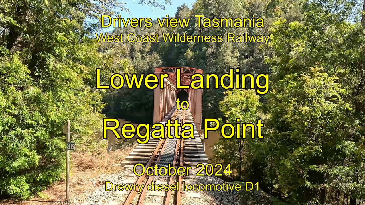 Drivers view Tasmania, Lower Landing to Regatta Point, Oct 2024
