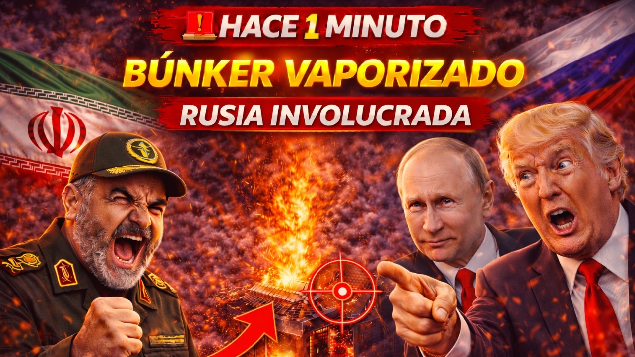 Hace un minuto Búnker secreto de Irán VAPORIZADO — Rusia ayuda a matar estadounidenses