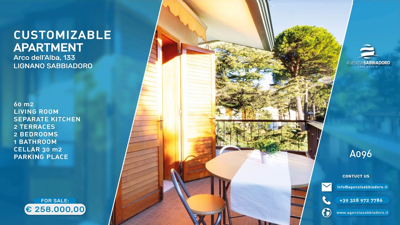 For sale in Lignano Pineta: Two-Bedroom Apartment with Customization Potential