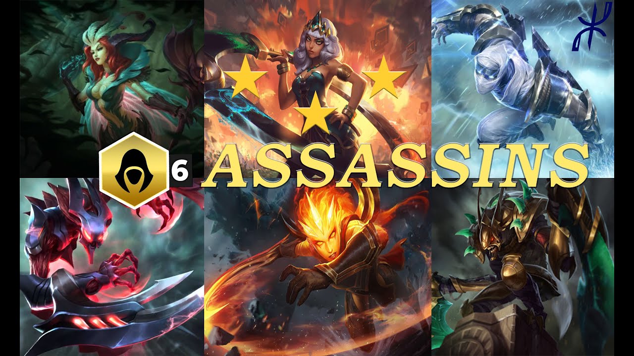 The best 6 ASSASSIN Comp In TFT . they will one shot everything.