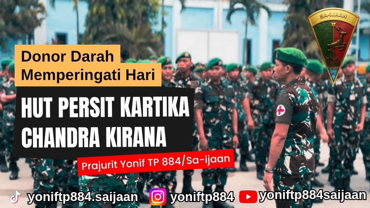 DONOR DARAH HUT PERSIT KCK YONIF TP 884/SA-IJAAN
