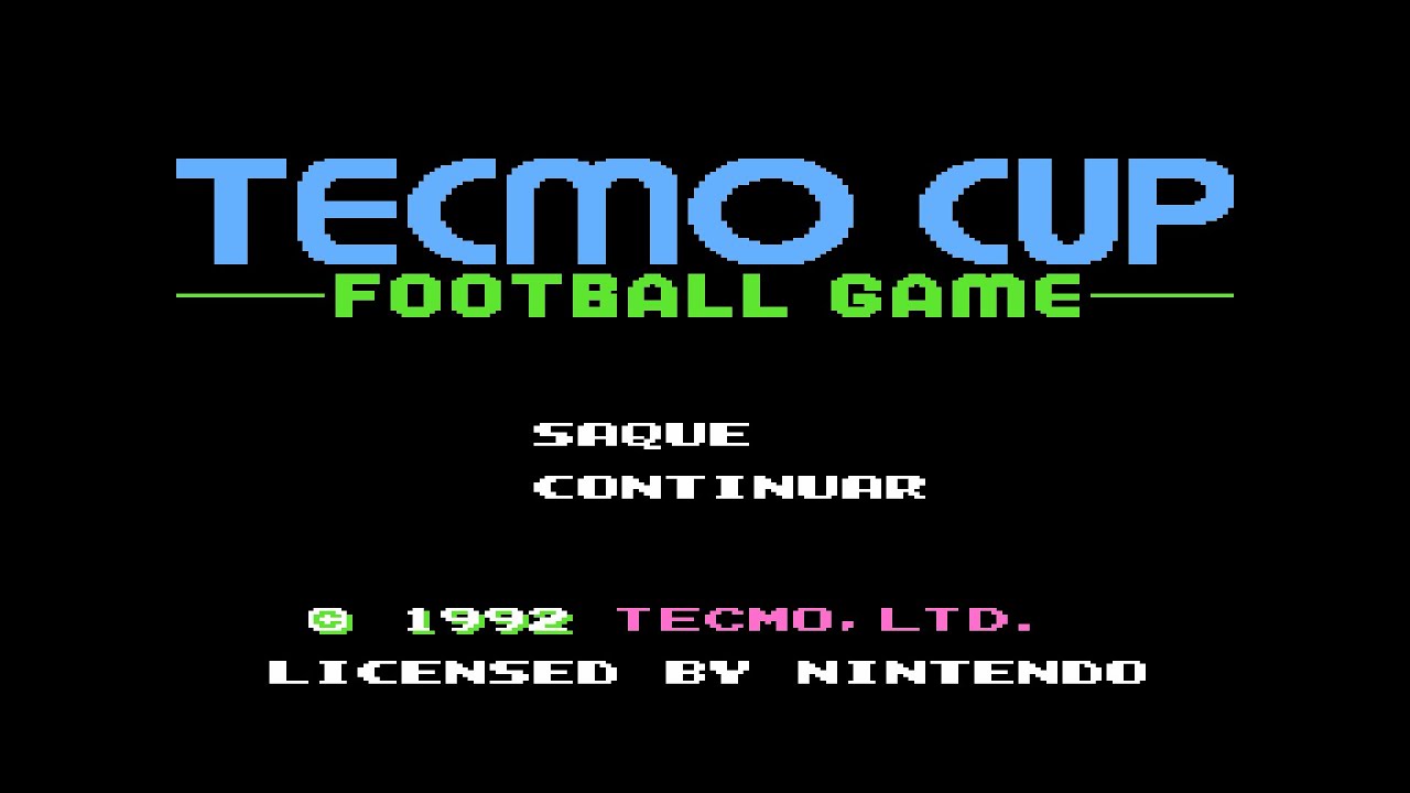 Introducción de Tecmo Cup ―Football Game― (versión española)