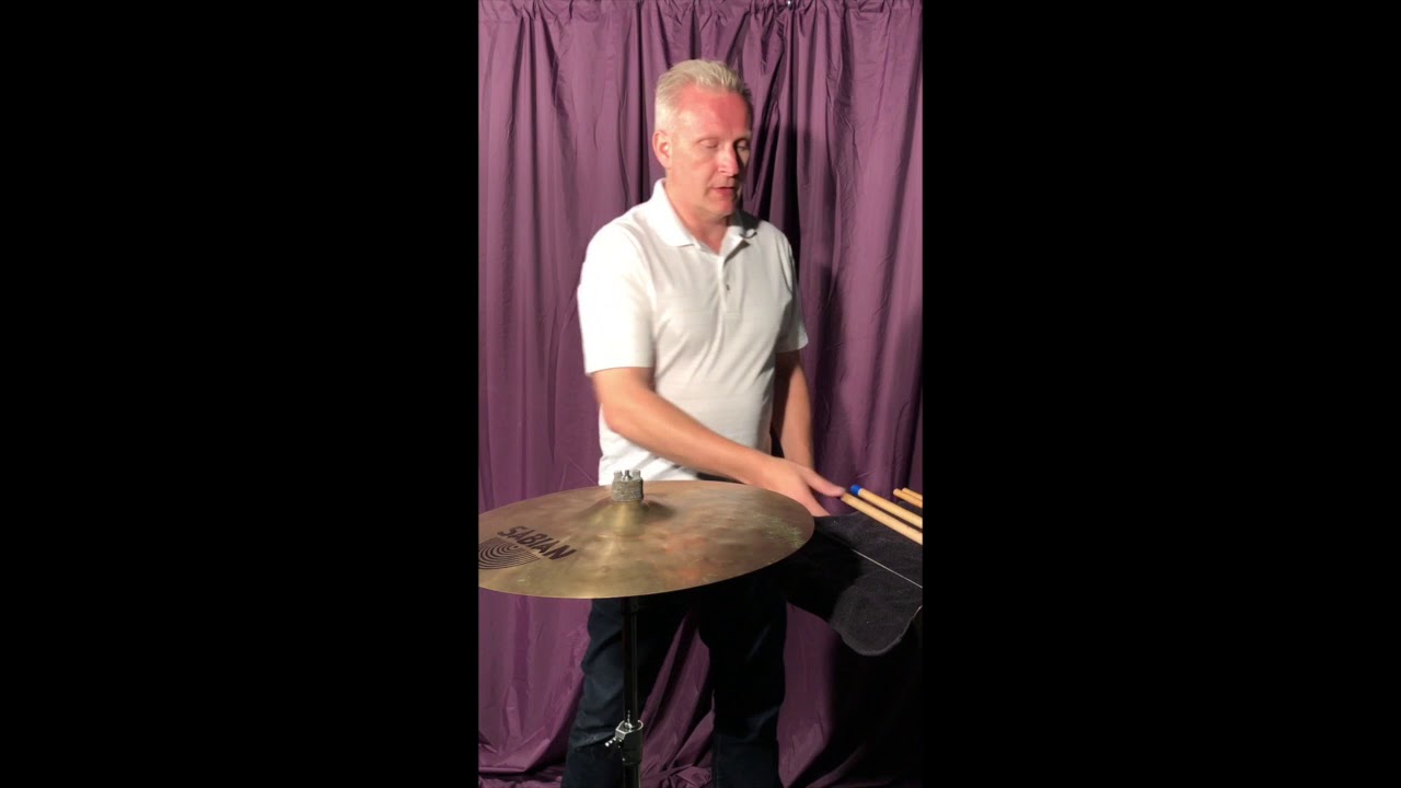 Percussion Olympics -  Suspended Cymbal Technique