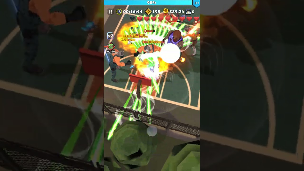 Zombie Waves - VB with Lizzy + PG  ( killing boss at wave 190-200)