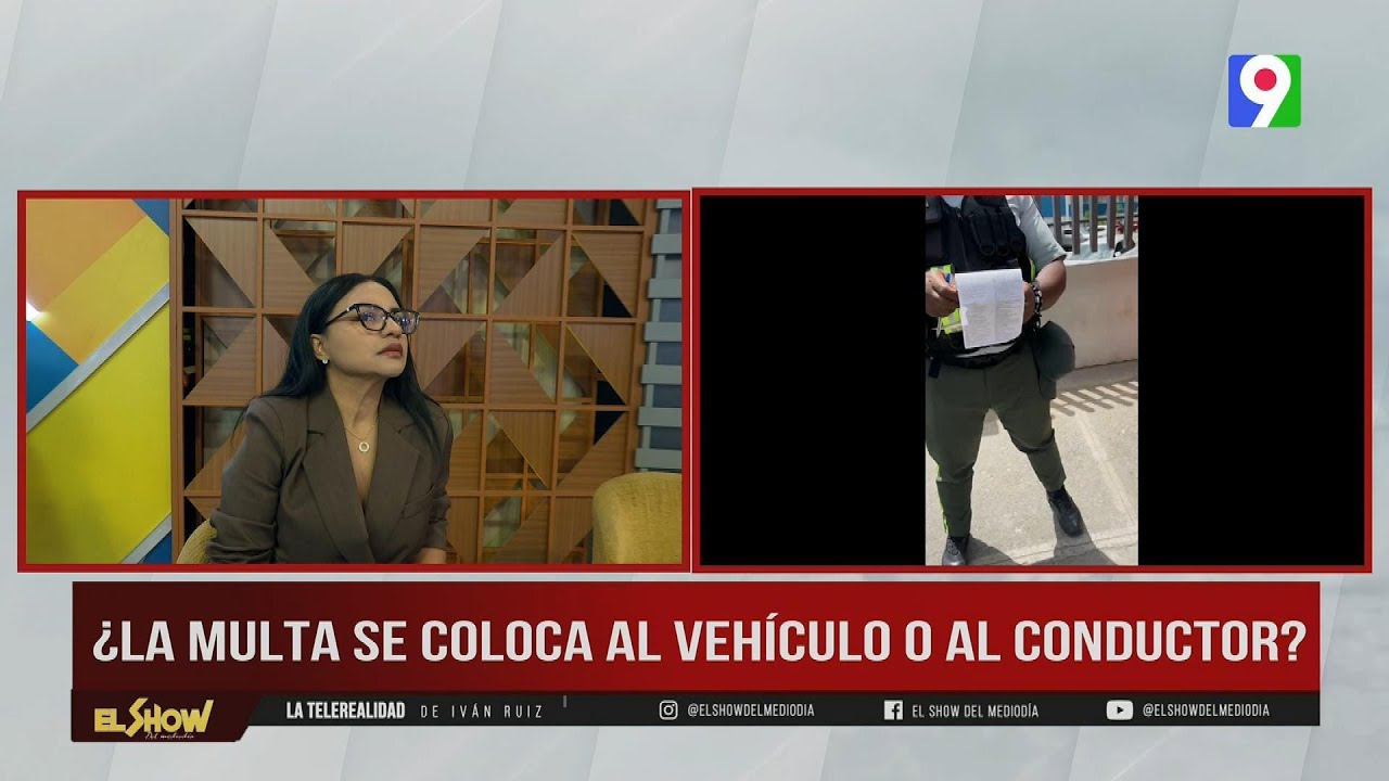 ¿La multa se le coloca al vehículo o al conductor? | ESM