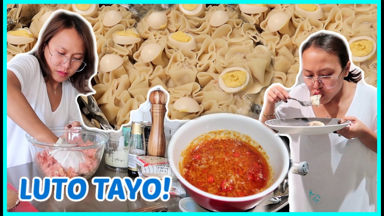 LUTO TAYO! SUPER EASY SIOMAI AT CHILI OIL! ANG SARAP! GINAYA KO LANG! ❤️ | rhazevlogs