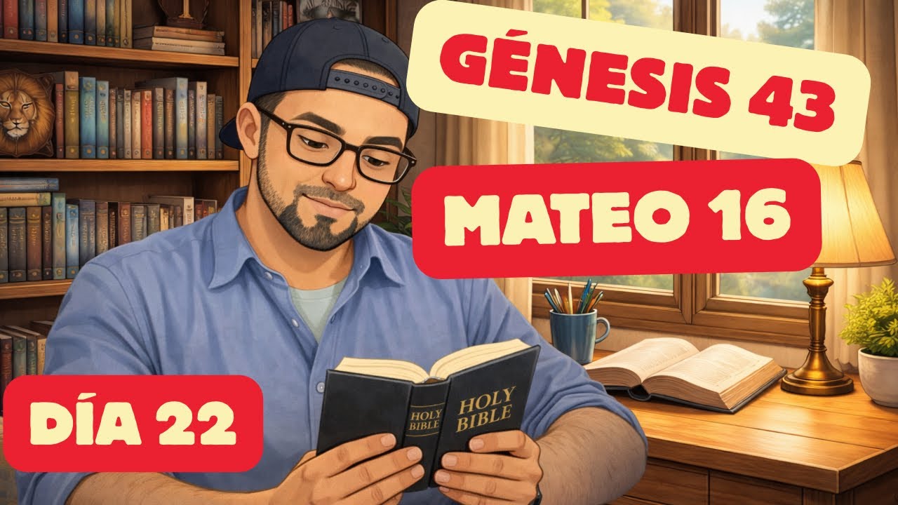 Día 22 - Génesis 43 y Mateo 16 - BIBLIA EN UN AÑO NBLA