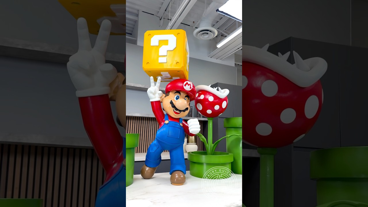 It&rsquo;s-a me, Amaury-o! 🍄 #amauryguichon #Chocolate #mario