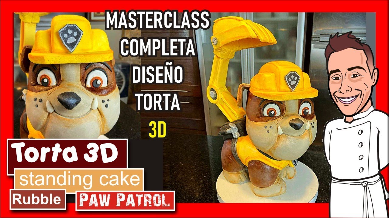 Мастер-класс ТОРТ 3D Щенячий патруль - Торт стоя БАРОНИ  бесплатный онлайн-курс кондитерских изделий