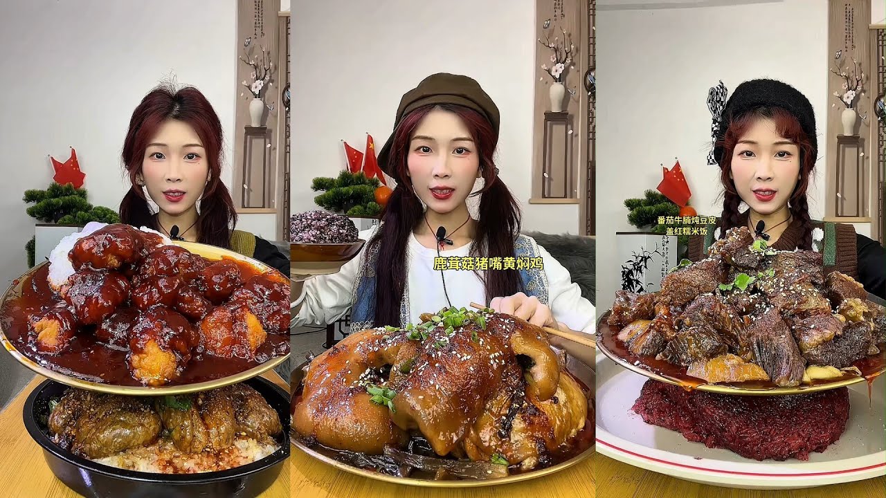 【ASMR】【MUKBANG】DELICIOUS DINING PROGRAM | HOMEMADE CHINESE FOOD | 食べる | 吃播 #咀嚼音