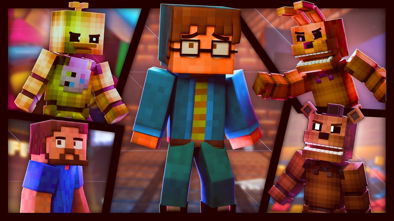 "Drop Into The Pit" | FNAF Minecraft Animated Music Video (Song by TryHardNinja)