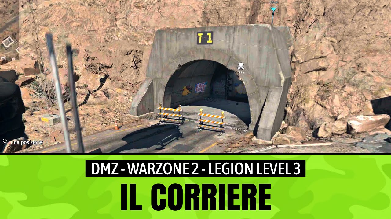 Il corriere | Tunnel Zaya Observatory | DMZ | Legion level 3 | Warzone 2