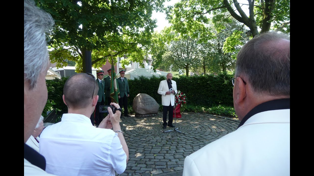 150. Jubiläum: Kranzniederlegung an der Sängerlinde