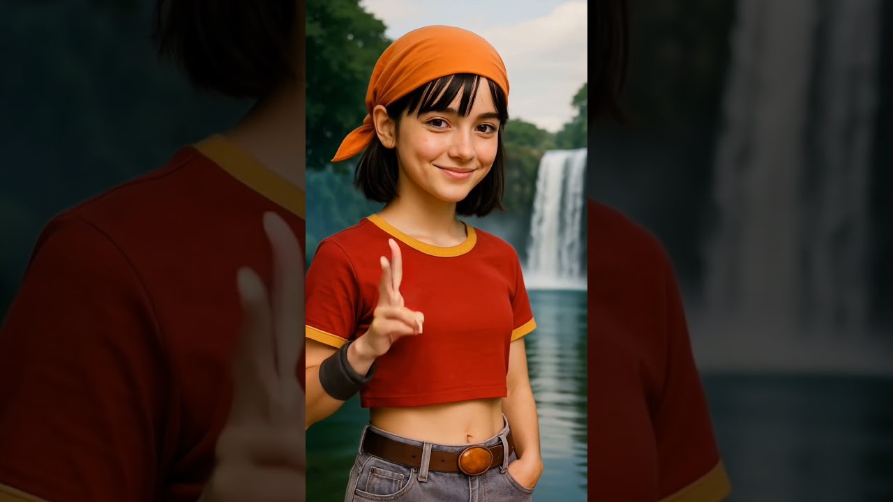 Dragonball in real life #dbz #lifecartoon #trunks #aiart #animation #evolution #goku #bulma