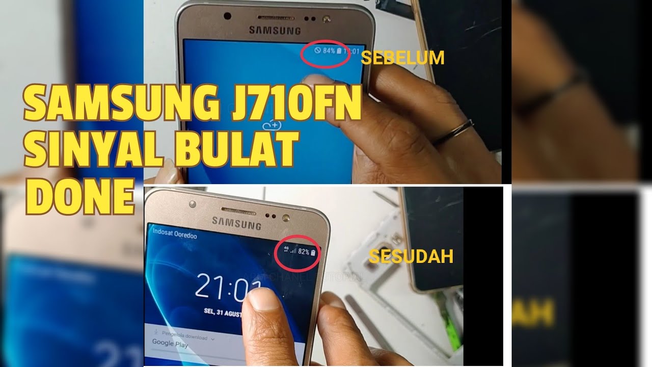 Samsung J710fn j7 2016 sinyal bulat