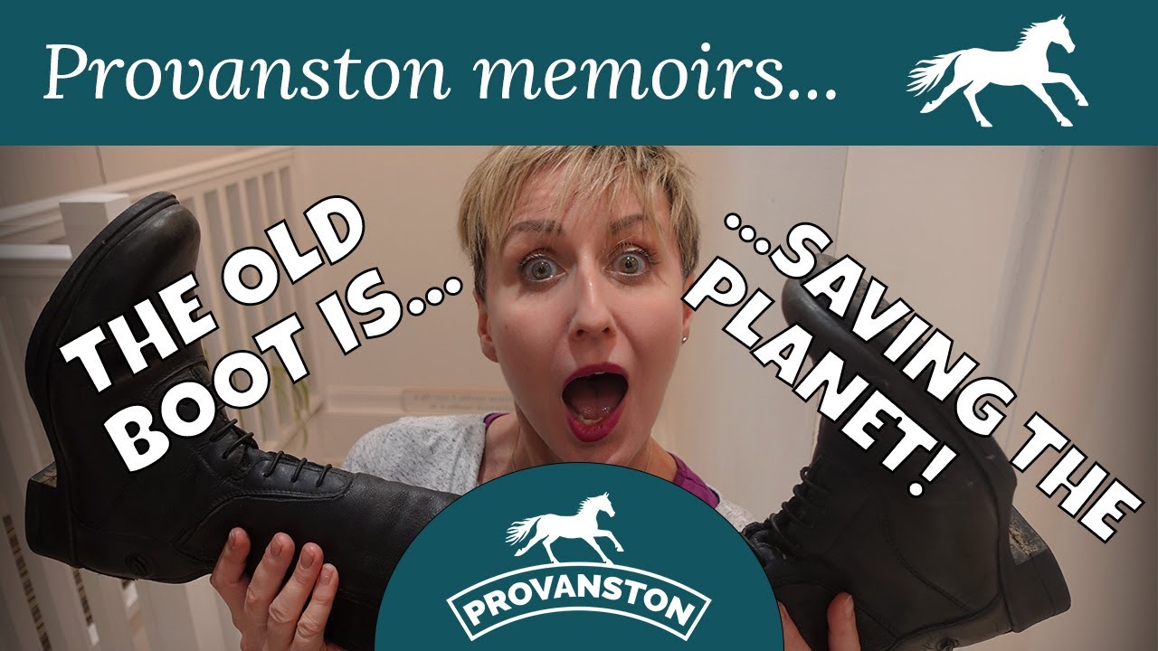 Life in the Old Boot - how I fixed my old riding boots! - Country living in Scotland