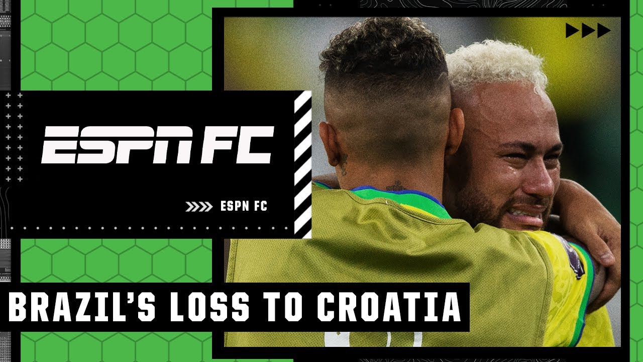 BRAZIL OUT after PK loss to Croatia 👀 [FULL REACTION] | ESPN FC