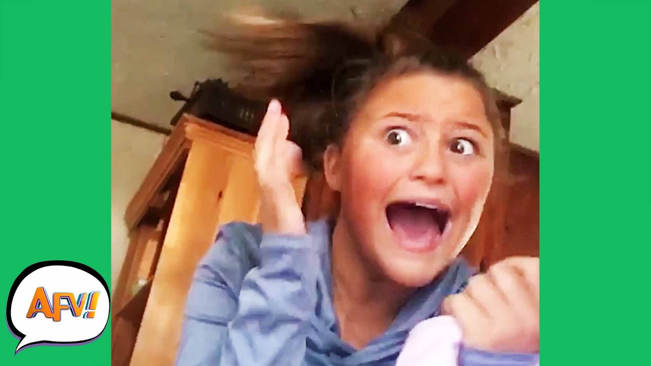 She Got A SISTERLY SCARE! 🤣 | Funniest Fails | AFV 2020