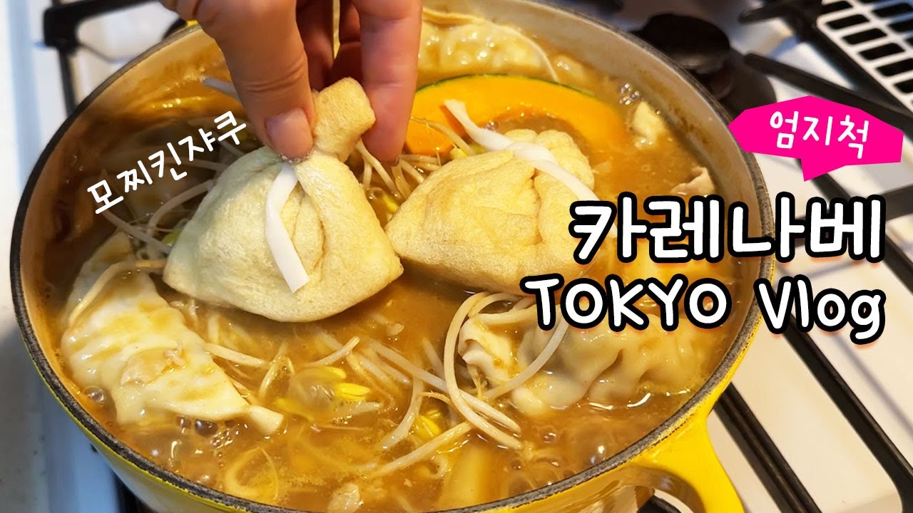 꼬까신 언박싱 하고 셀프젤네일하는 도쿄맘의 일본일상 💛 카레나베 집밥 요리하고 주말마다 온천 힐링