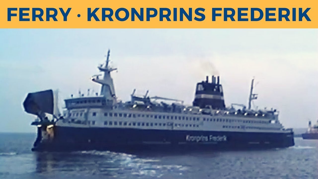Classic Ferry Video 1994 - Departure of ferry KRONPRINS FREDERIK in Nyborg (DSB)