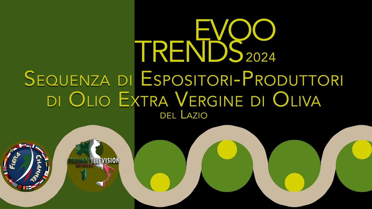 EvooTrends 2024 | Sequenza di Espositori-Produttori di Olio Extra Vergine di Oliva del Lazio