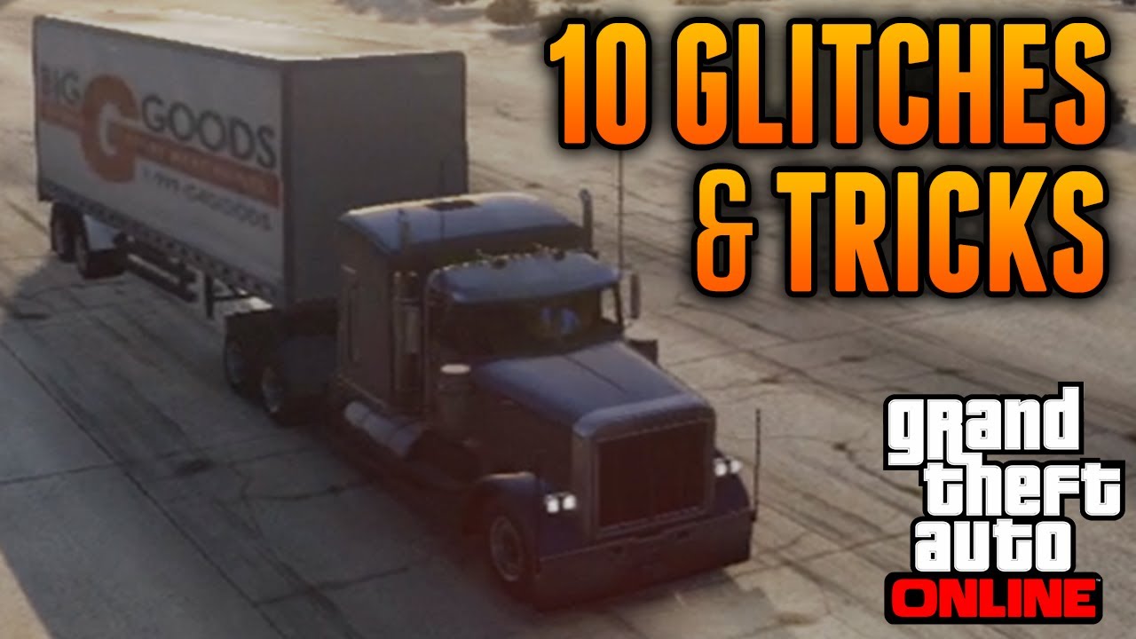 GTA 5 Online - 10 Glitches & Tricks Online! (Super Speed, Wingsuit, Skateboard Glitch & More)