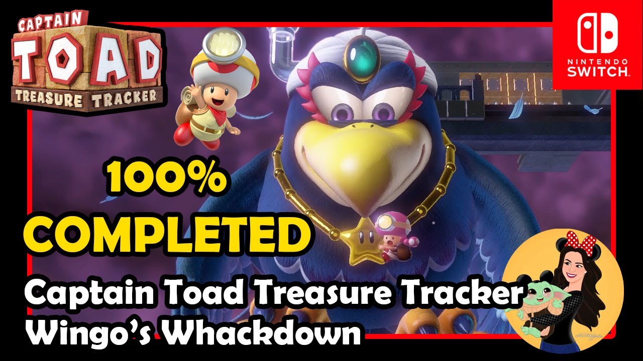 WINGO'S WACKDOWN - GEMS, STAR AND BONUS (Episode 3 Level 28 (3-28)) - Captain Toad Treasure Tracker