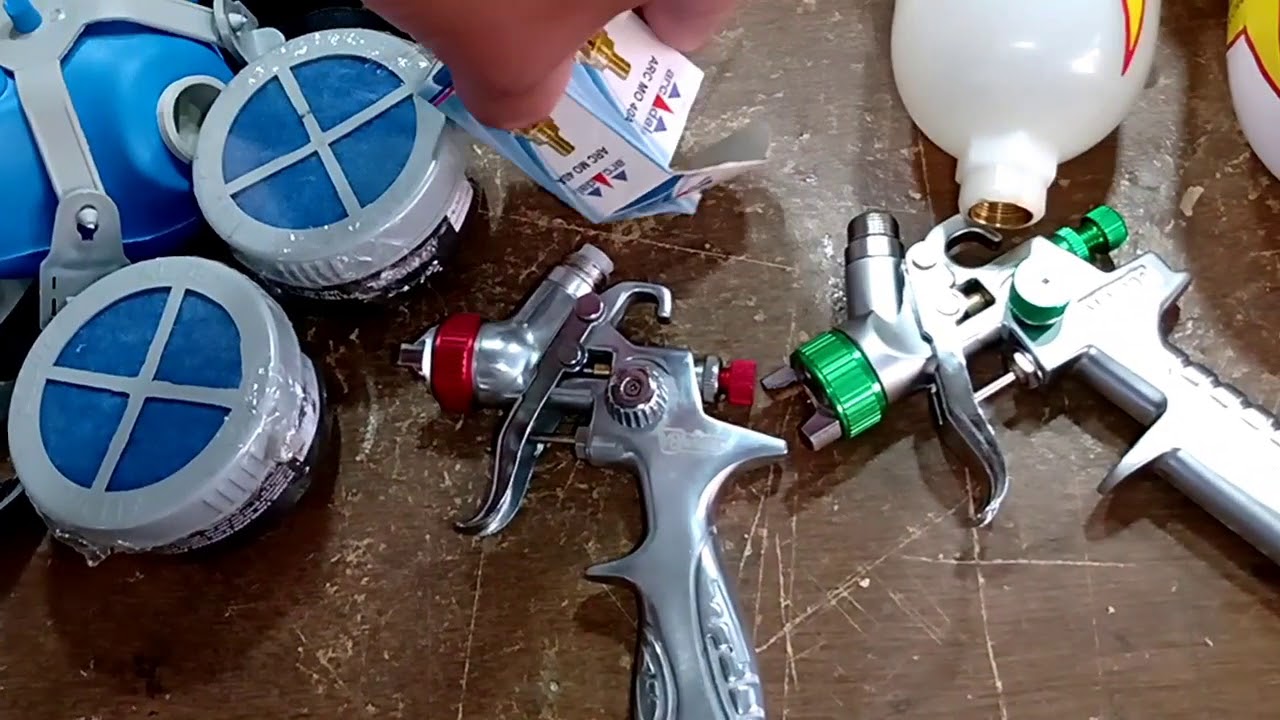 Pistolas V8 e Wimpel                    #pintura #wimpel