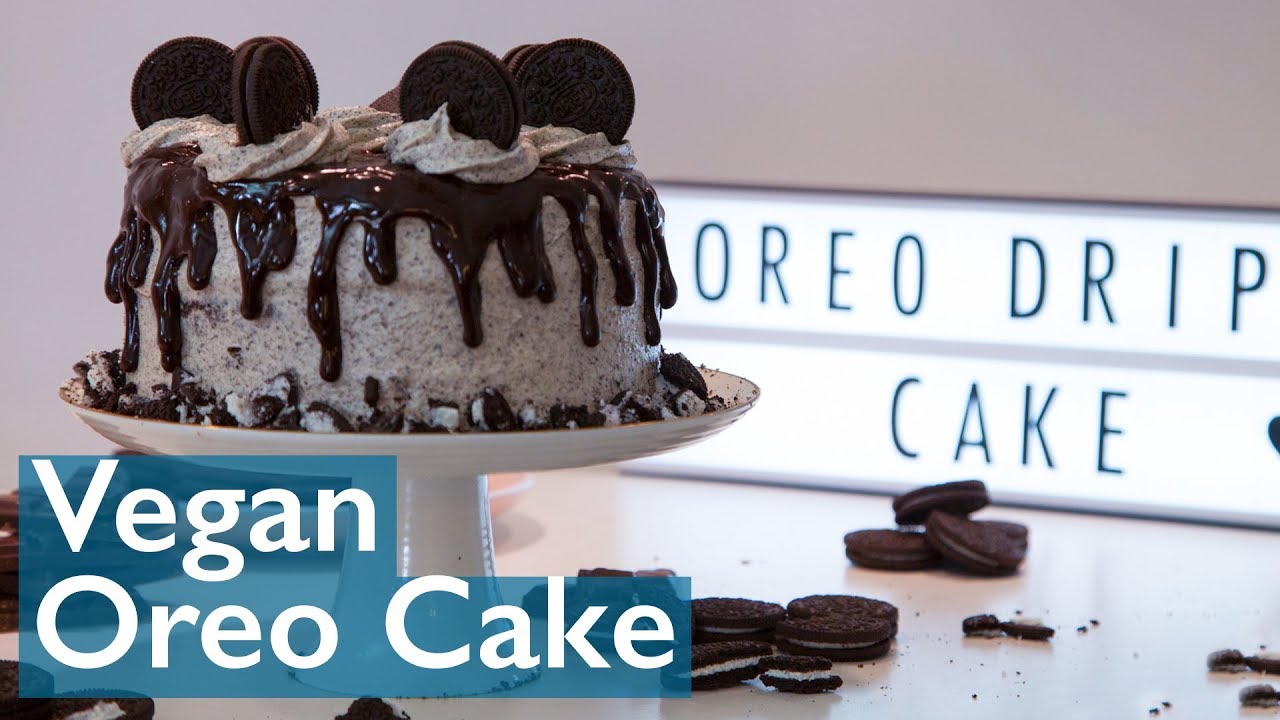 How to make an Oreo Drip Cake - Vegan Friendly! #vegan #oreodripcake