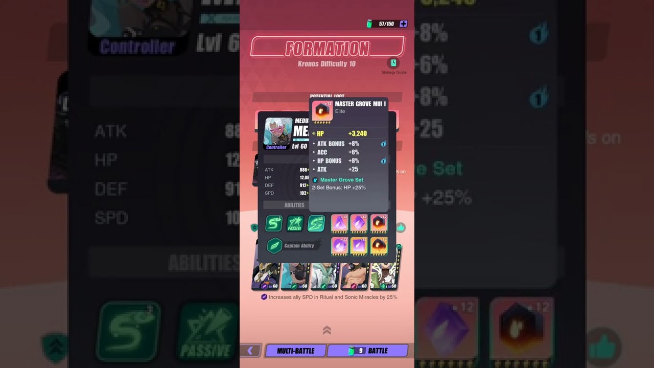 Dislyte - Kronos 10 Relics I use for my espers