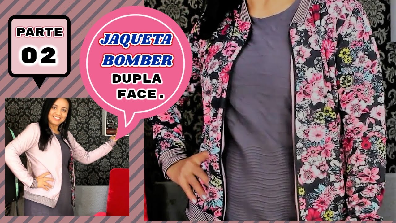 Modelagem Em Foco # 20 Jaqueta Bomber Dupla Face ( 2º Parte )