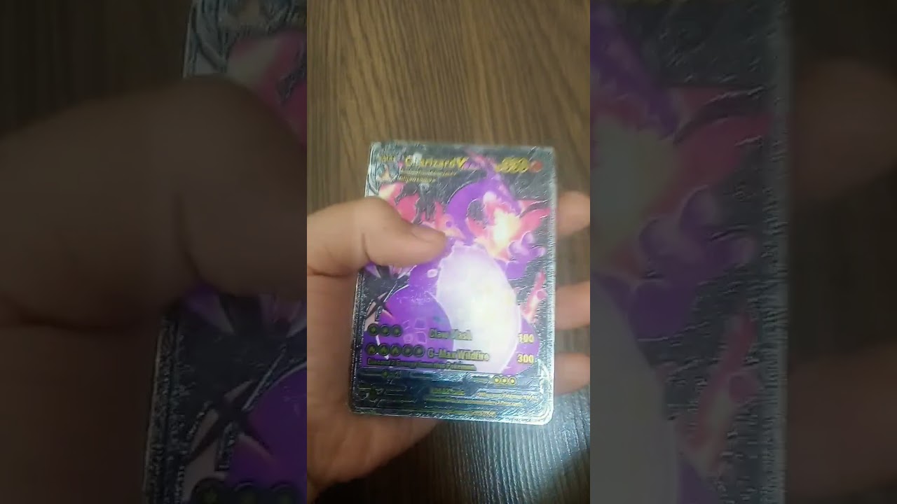 black card charizard vmax