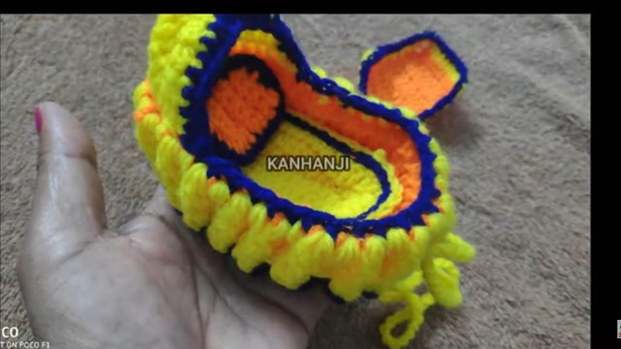 कान्हा जी के बैग मै से निकला कान्हा जी का ,(Crochet Bed) राधे राधे ।