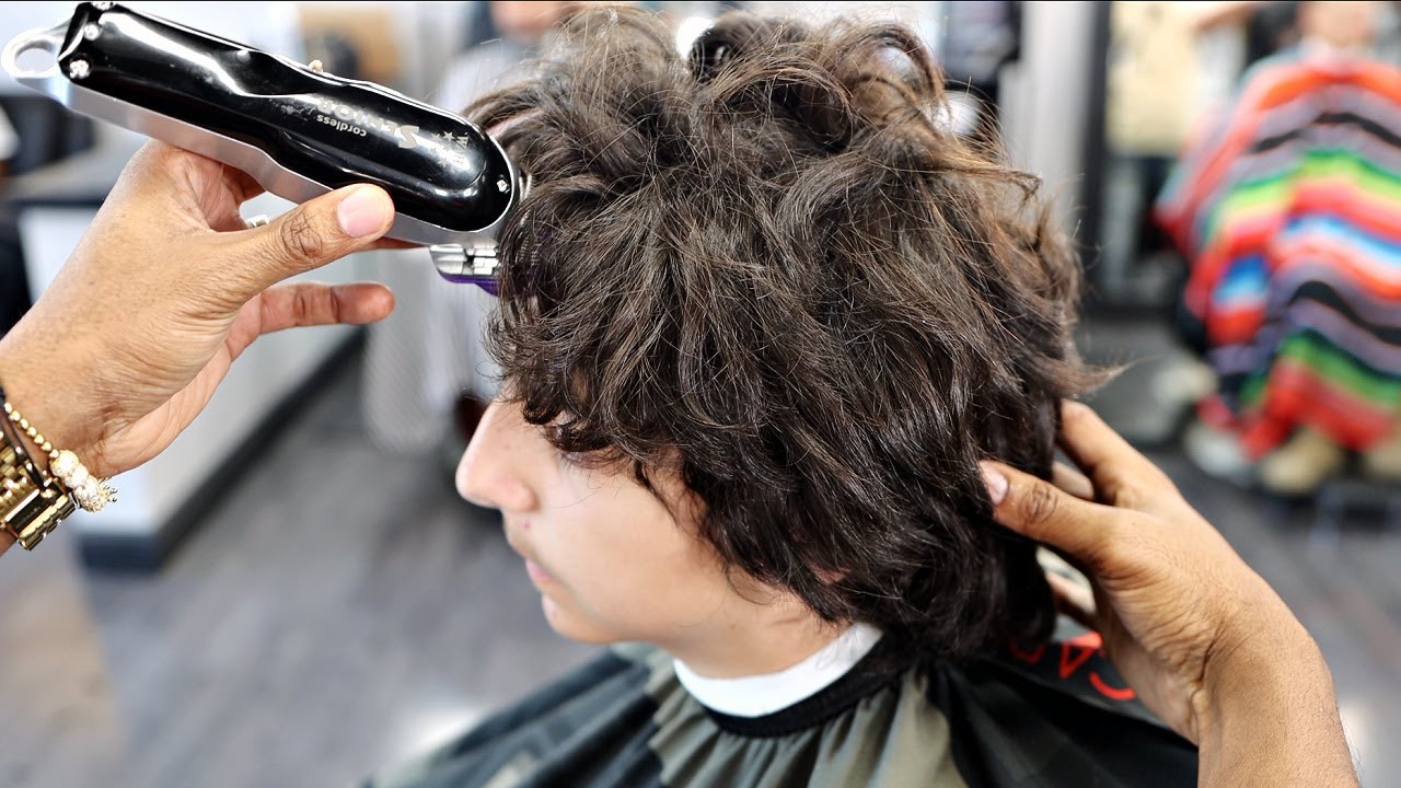 *TRANSFORMATION* HE WANTED TO CUT IT ALL OFF! HAIRCUT TUTORIAL: LOW DROP FADE