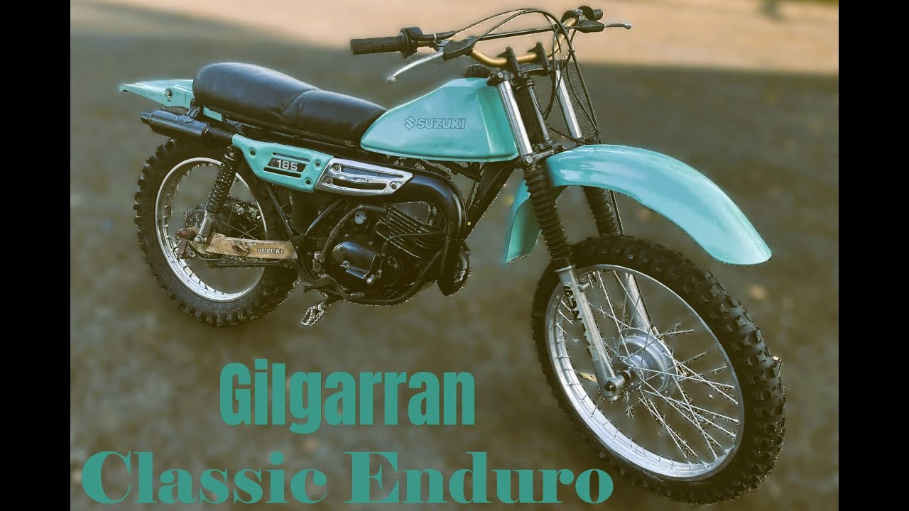 Enduro on a classic Suzuki TS-185