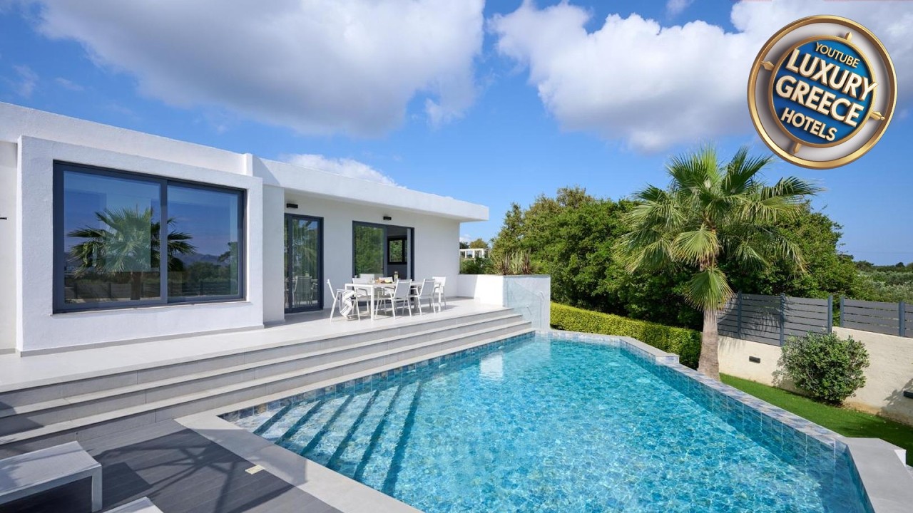 Kyamon Luxury Villa - Peaceful Escape with Heated Pool near Chania! | Greece 🏨