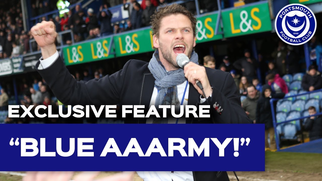 Hermann steals the mic! 😂 | Pompey legends return to Fratton Park