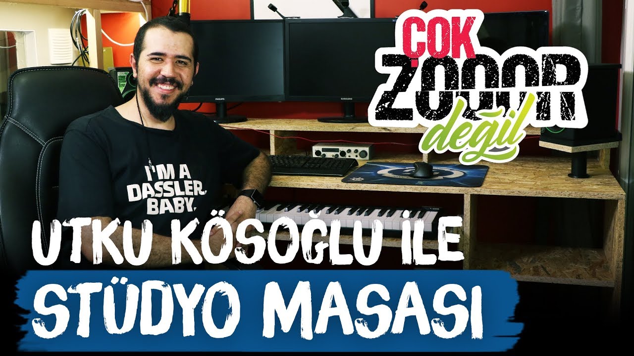 250 TL’ye Profesyonel Stüdyo Masası Yaptık - Utku Kösoğlu ile Çok Zor Değil