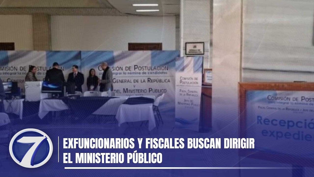 Exfuncionarios y fiscales buscan dirigir el Ministerio Público