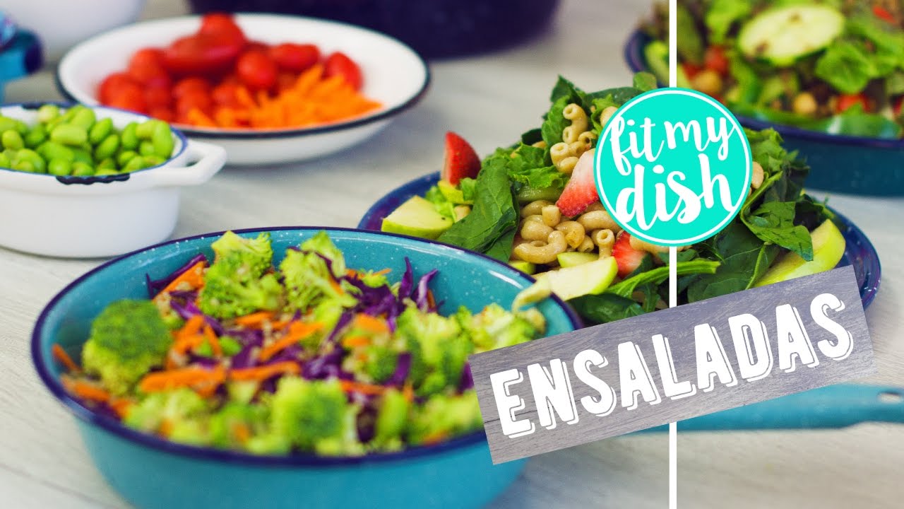 Tres Ideas de Ensaladas // Fit My Dish