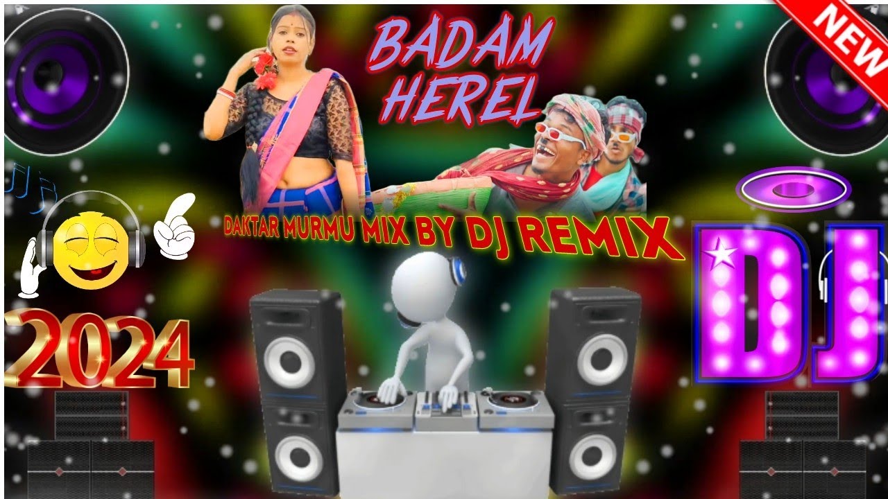 new santali dj song 2024 😲 badam herel santali dj video 🎬 badam herel santali dj song 🎶 