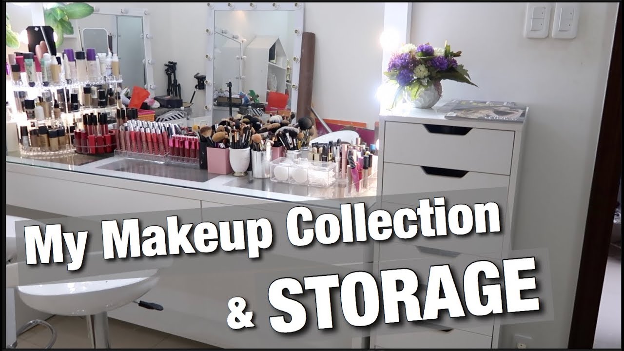 Tham Quan Phòng Makeup Mới Của Ty | My Makeup Collection and Storage 2018  [ Ty Lê }