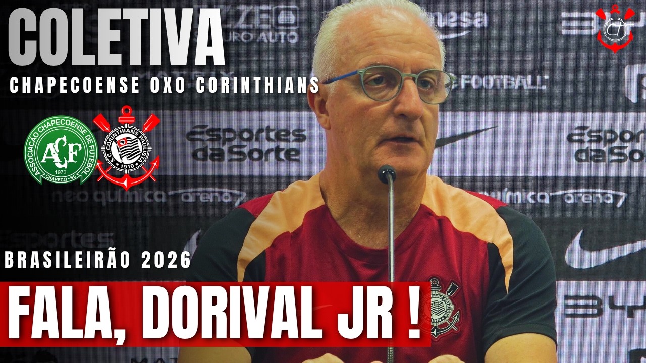 SEIS JOGOS SEM VITÓRIA! CONFIRA A COLETIVA PÓS-JOGO DE DORIVAL JR APÓS EMPATE CONTRA A CHAPECOENSE