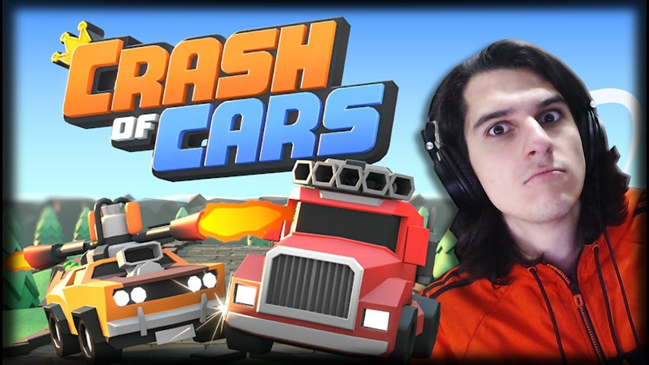 Jogando Crash of Cars - Jogo Mobile de Batalhas com Carros Multiplayer!