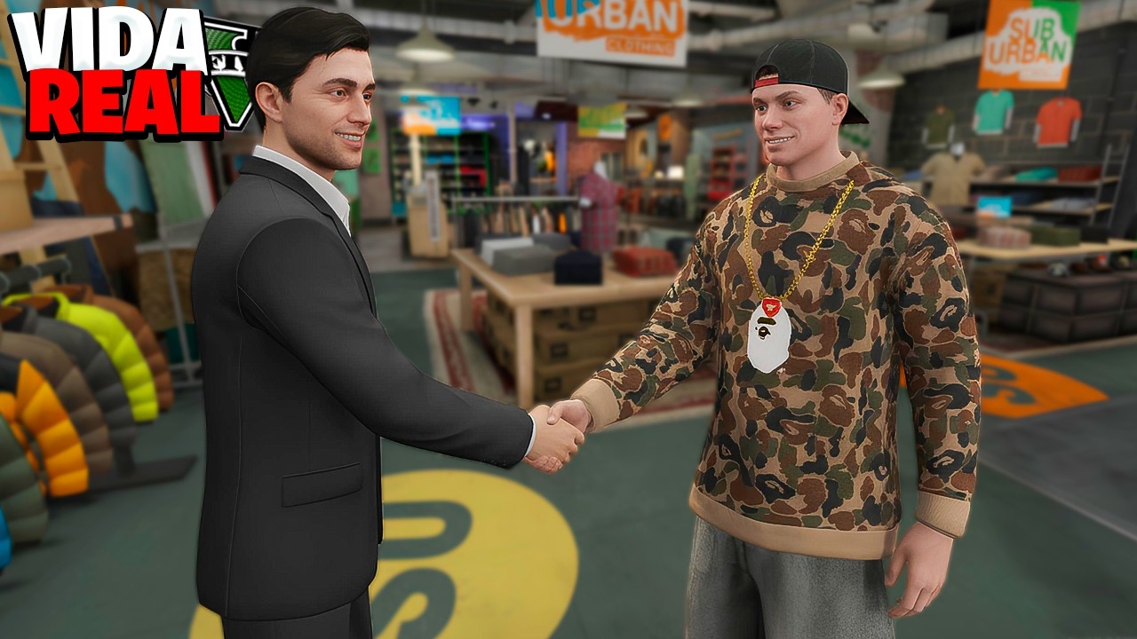 GTA V : VIDA REAL - ESSA VAI SER A NOSSA NOVA LOJA DE ROUPAS?!? - #76
