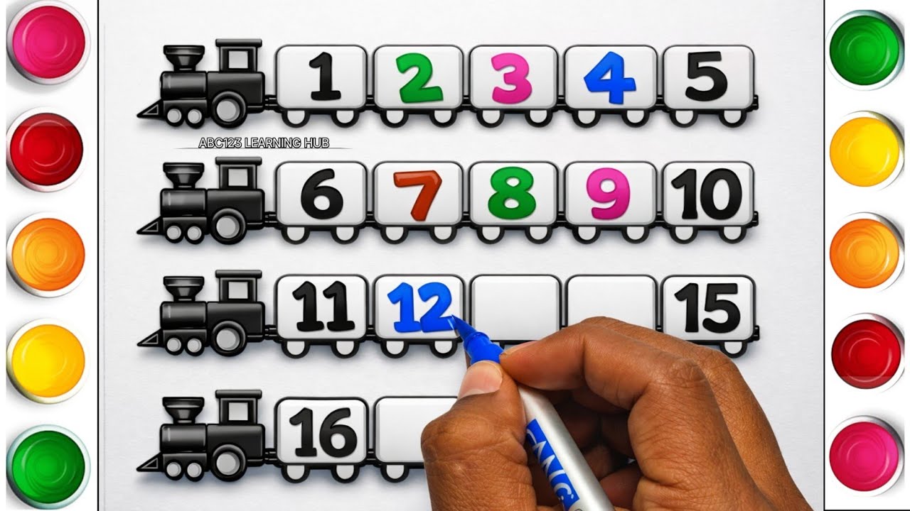 Learn Numbers 1 to 20 | Counting for Kids | Nursery & Preschool Math | abc123 learning hub