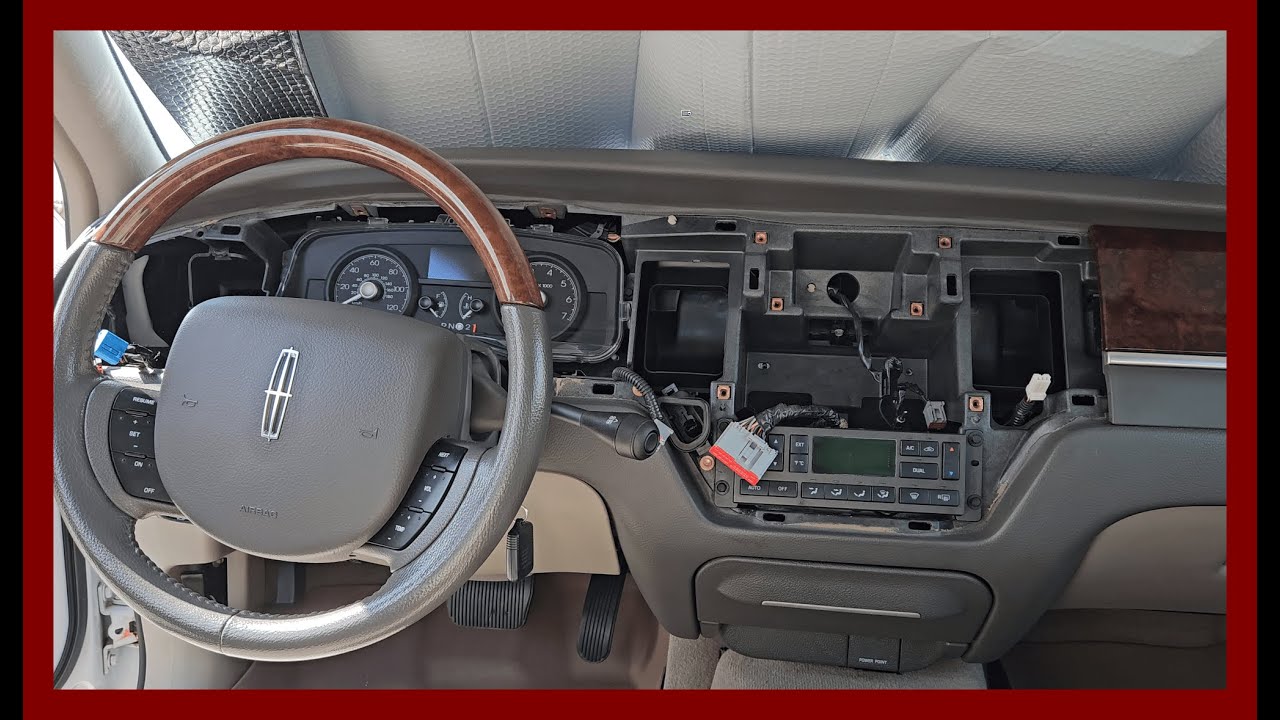 Dash Panel Removel & Restoration - Town Car DIY Guide