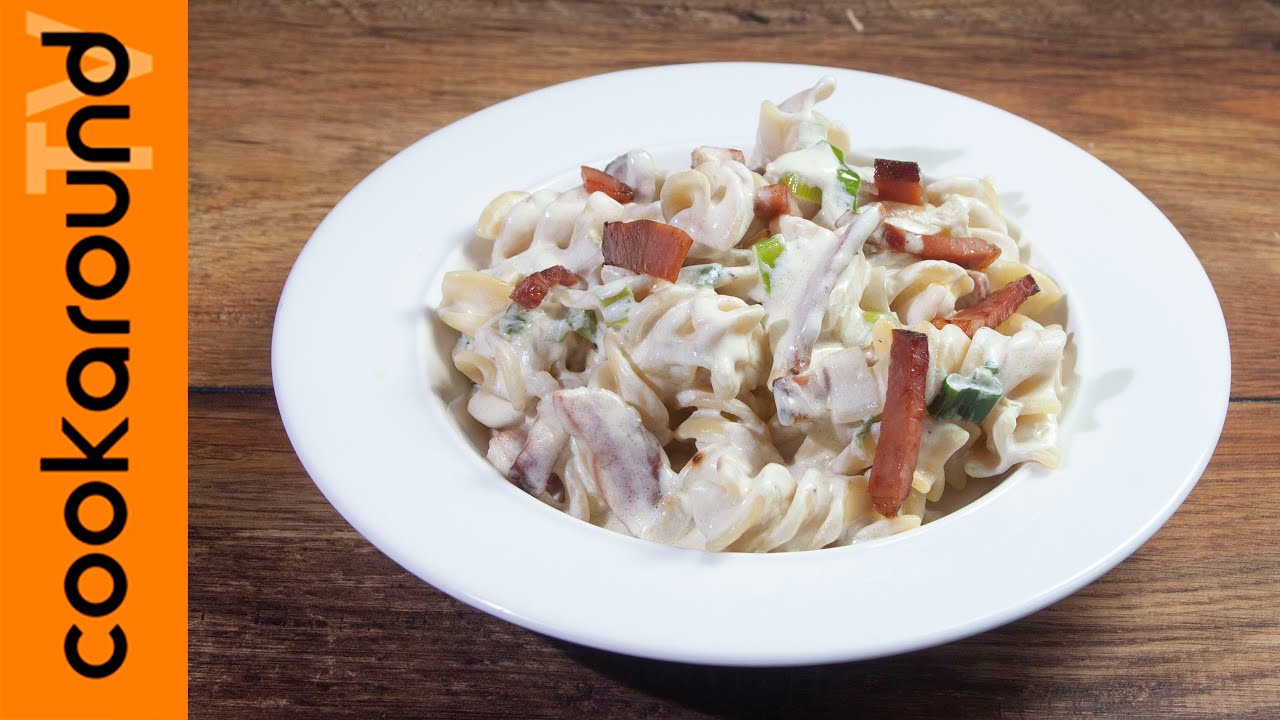 Pasta speck e robiola