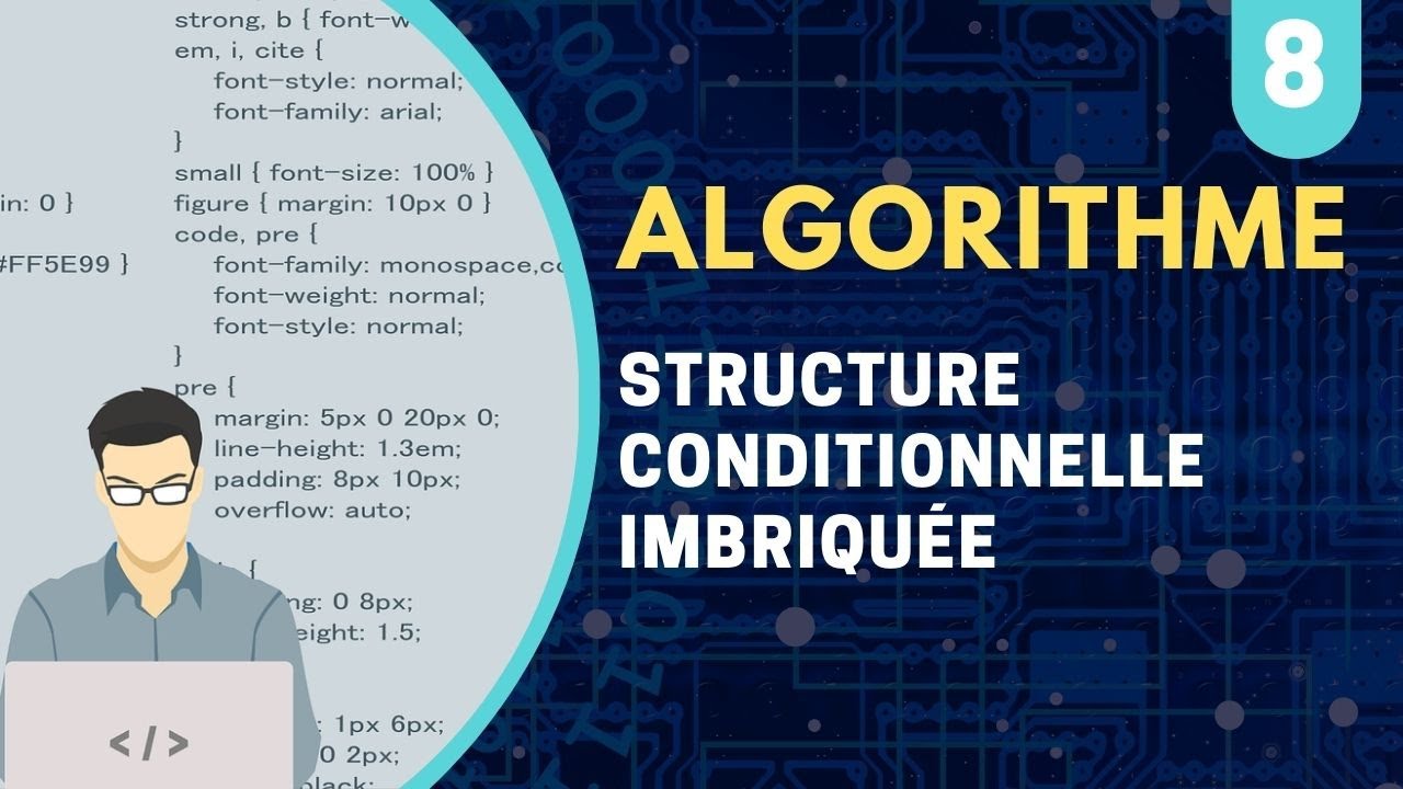 Algorithme 08: structure conditionnelle imbriquée (Darija)