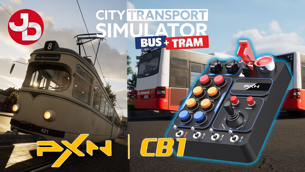 TESTING OUT the MOST AFFORDABLE Control Box PXN CB1 on City Transport Simulator Bus @PXN Official